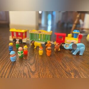 Fisher Price Vintage Circus Train 1973 Made In The U.S.A